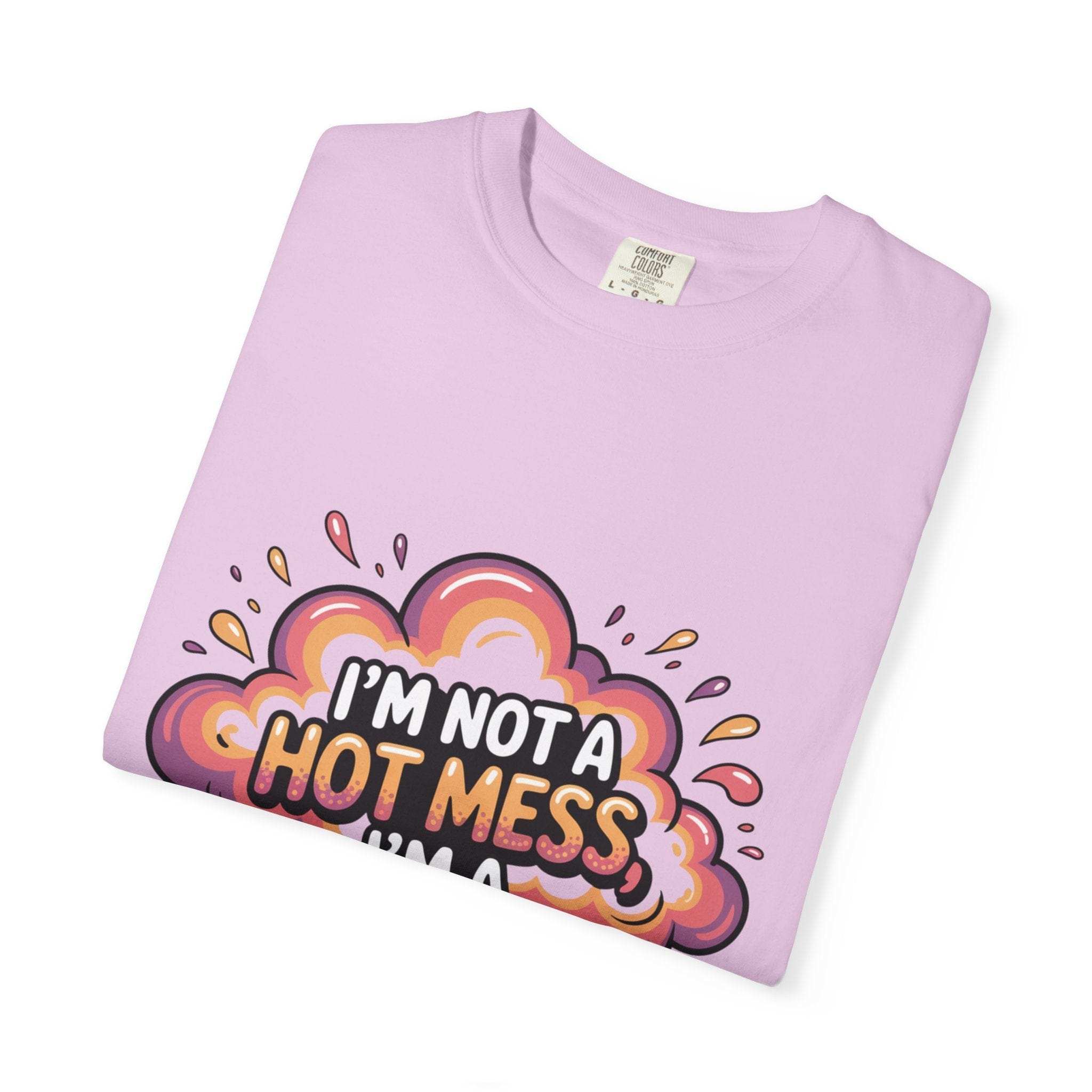 Graphic Tee - Spicy Disaster Unisex Garment-Dyed T-shirt