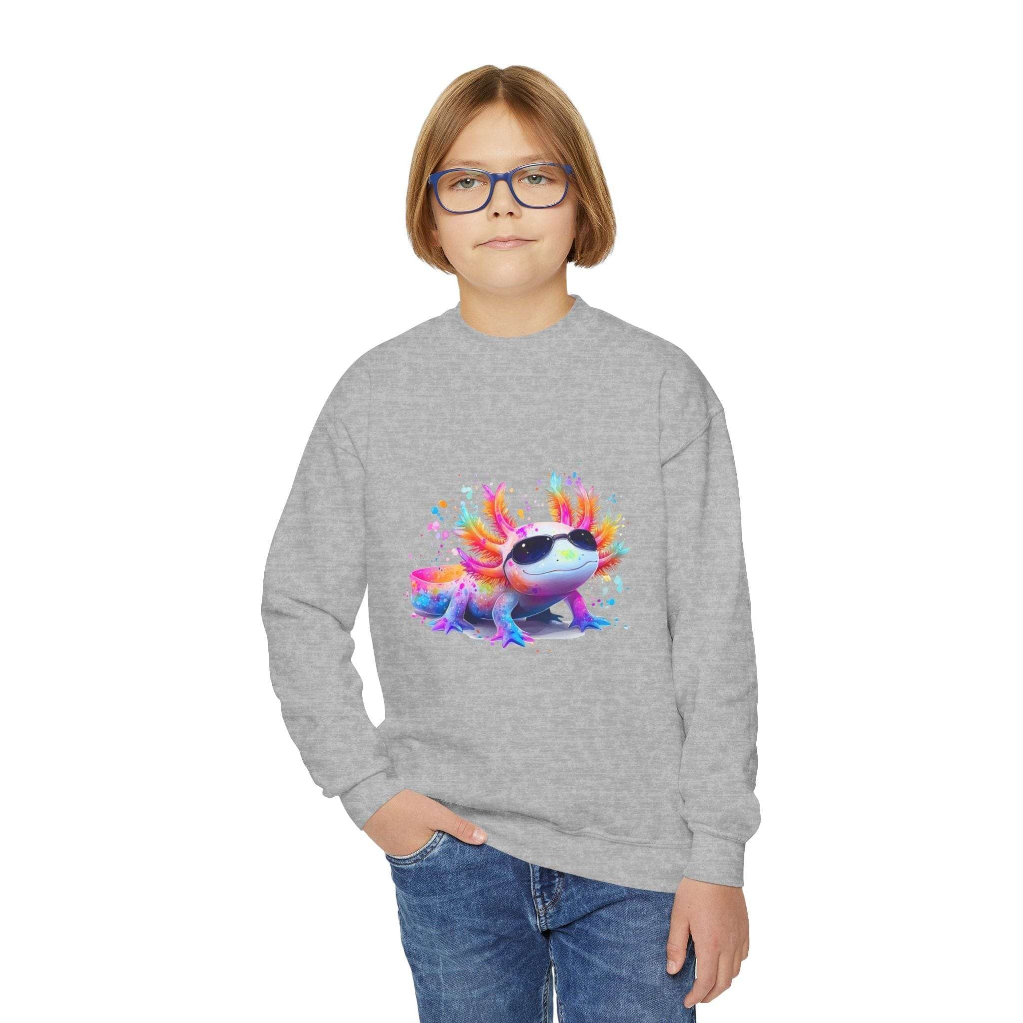 Rainbow Axolotl Sweatshirt