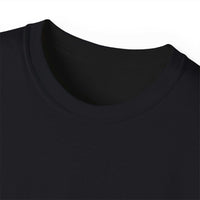 White Christmas Dancing Skeletons t-shirt by Printify, festive design perfect for holiday celebrations