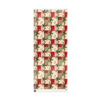 Vintage Christmas Stars wrapping paper with aged star motifs on fine art paper