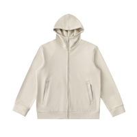 Heavyweight High Neck Zip-Up Hoodie