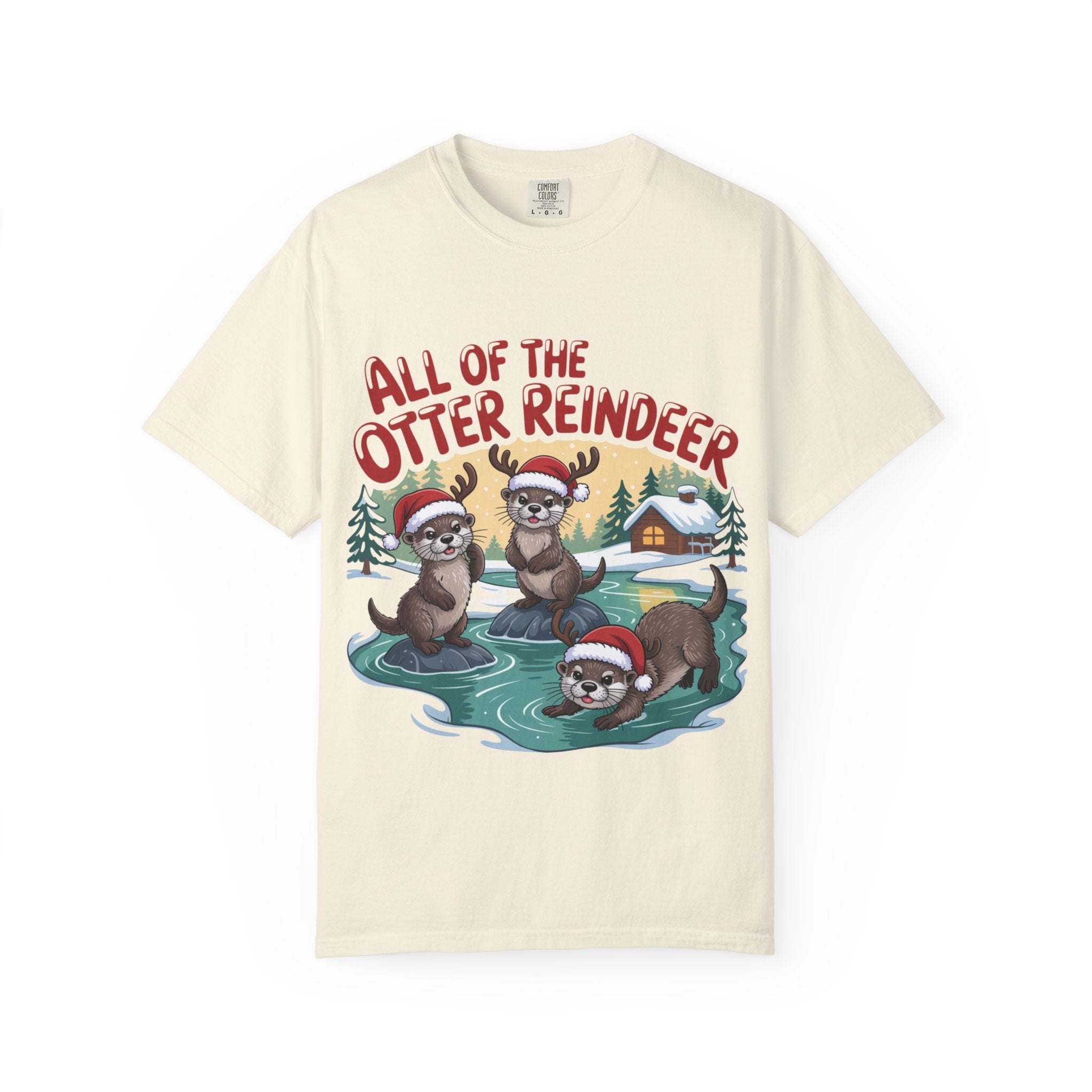 Otter Reindeer Tee