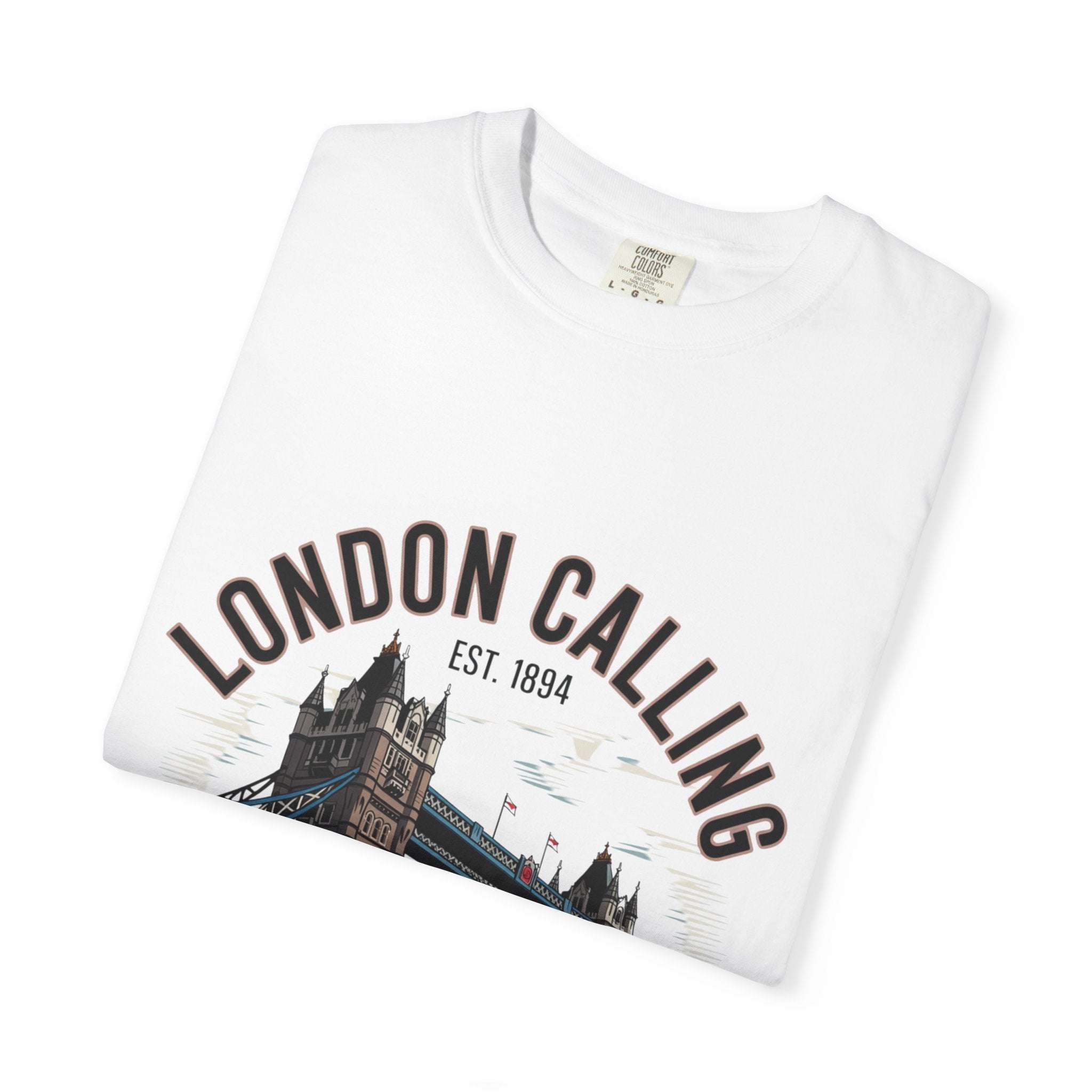 London Calling Travel T-Shirt - Unisex Garment-Dyed