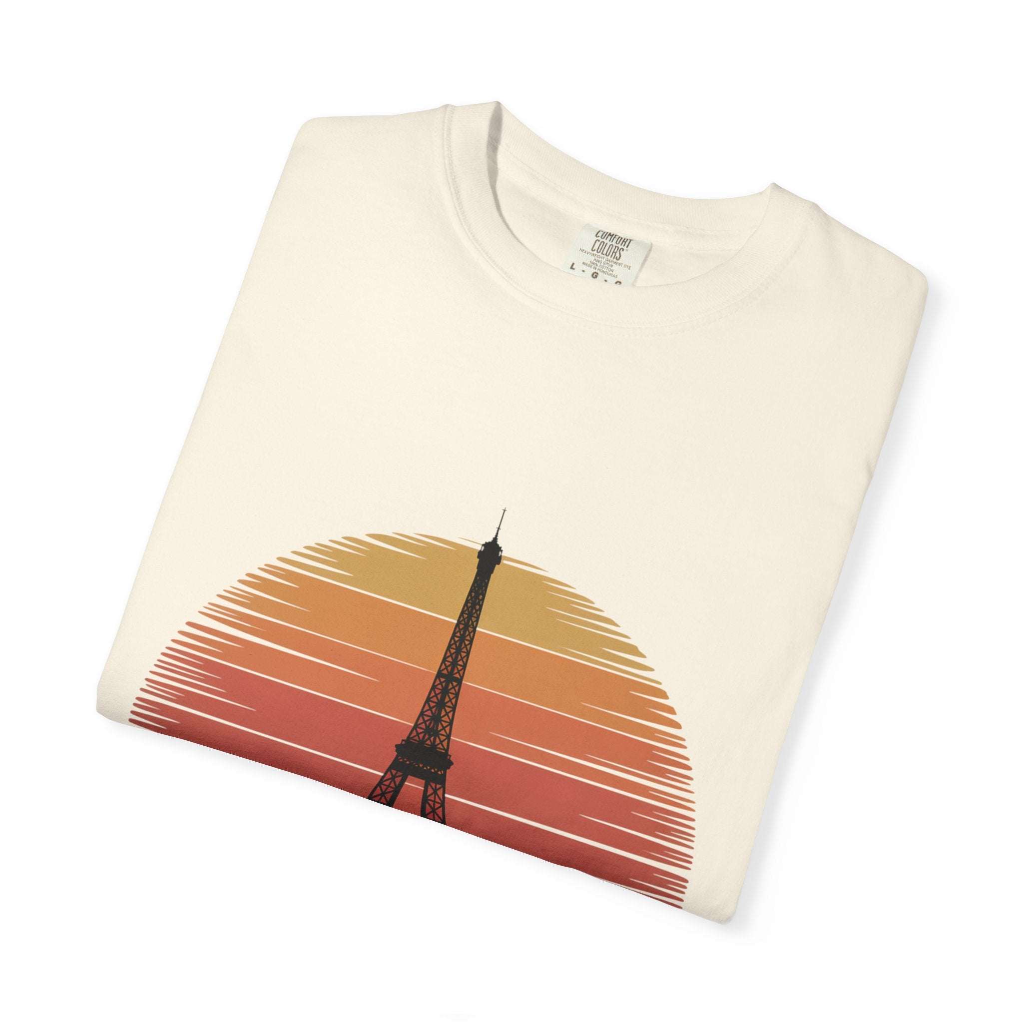 Garment-Dyed T-shirt Vacation in Paris Travel