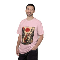 Kawaii Monkey Japanese Ukiyoe Cotton T-Shirt