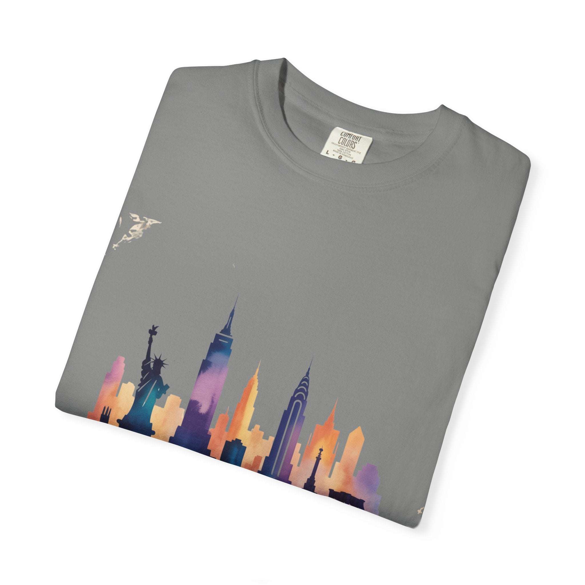 Garment-Dyed T-shirt - New York State of Mind Design