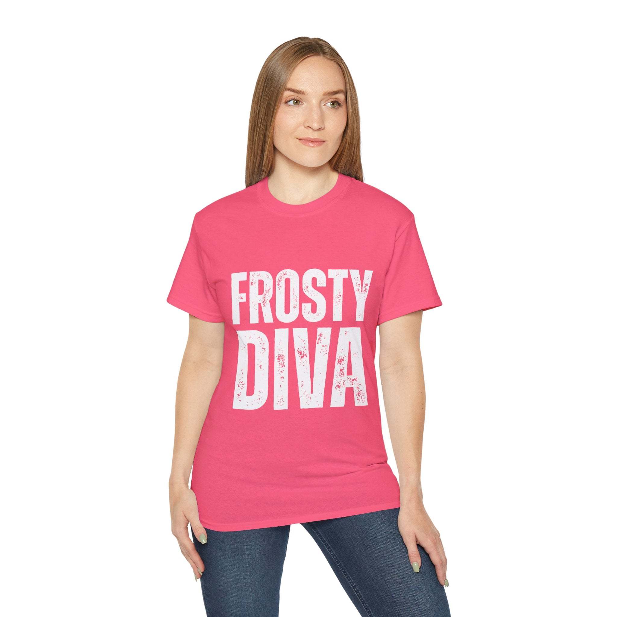 Distressed Frosty Diva T-Shirt - Unisex Tee