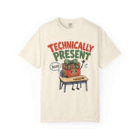 Technically Present Holiday T-Shirt — Funny Christmas Gift Box Graphic Tee