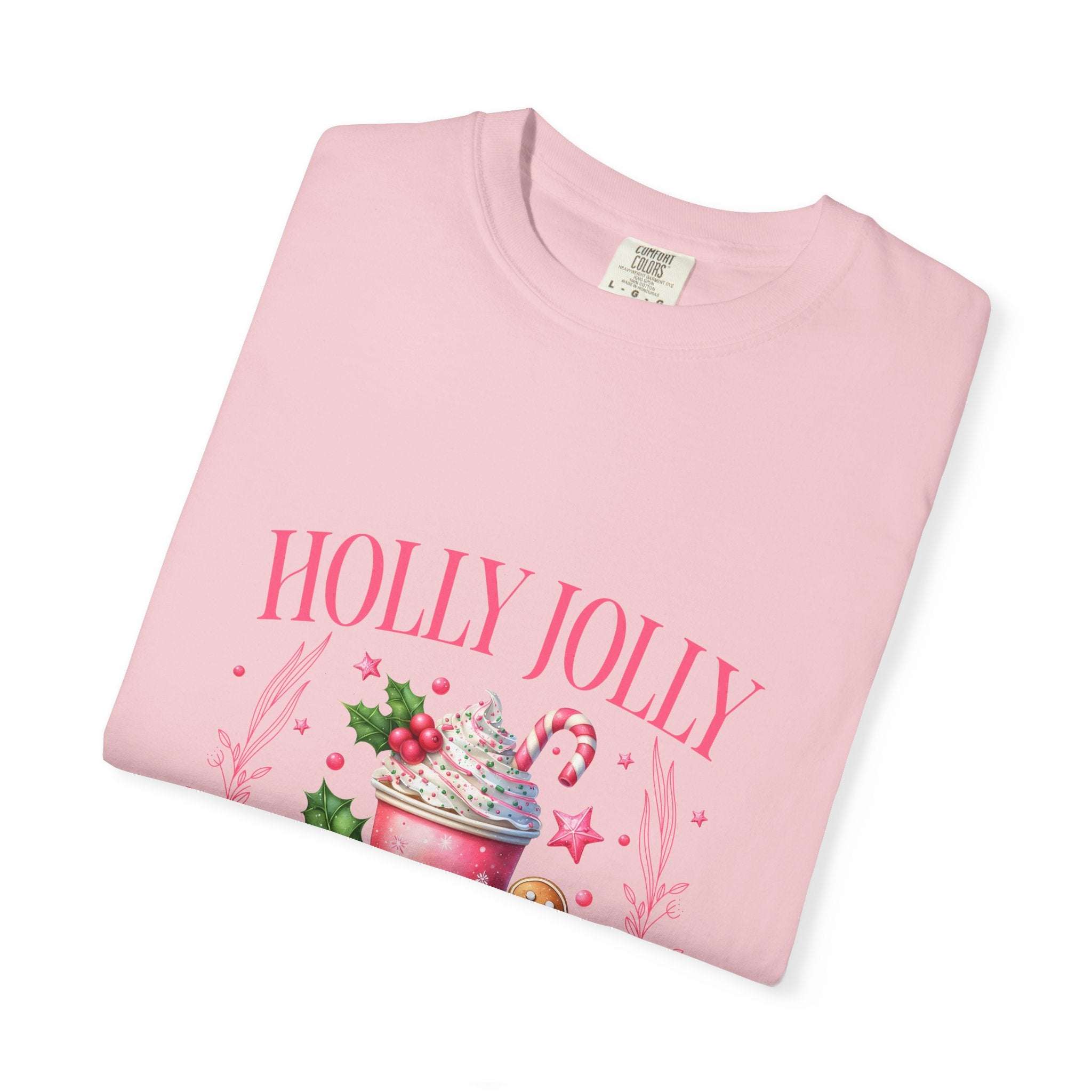 Holly Jolly Christmas Club Garment-Dyed Unisex T-Shirt