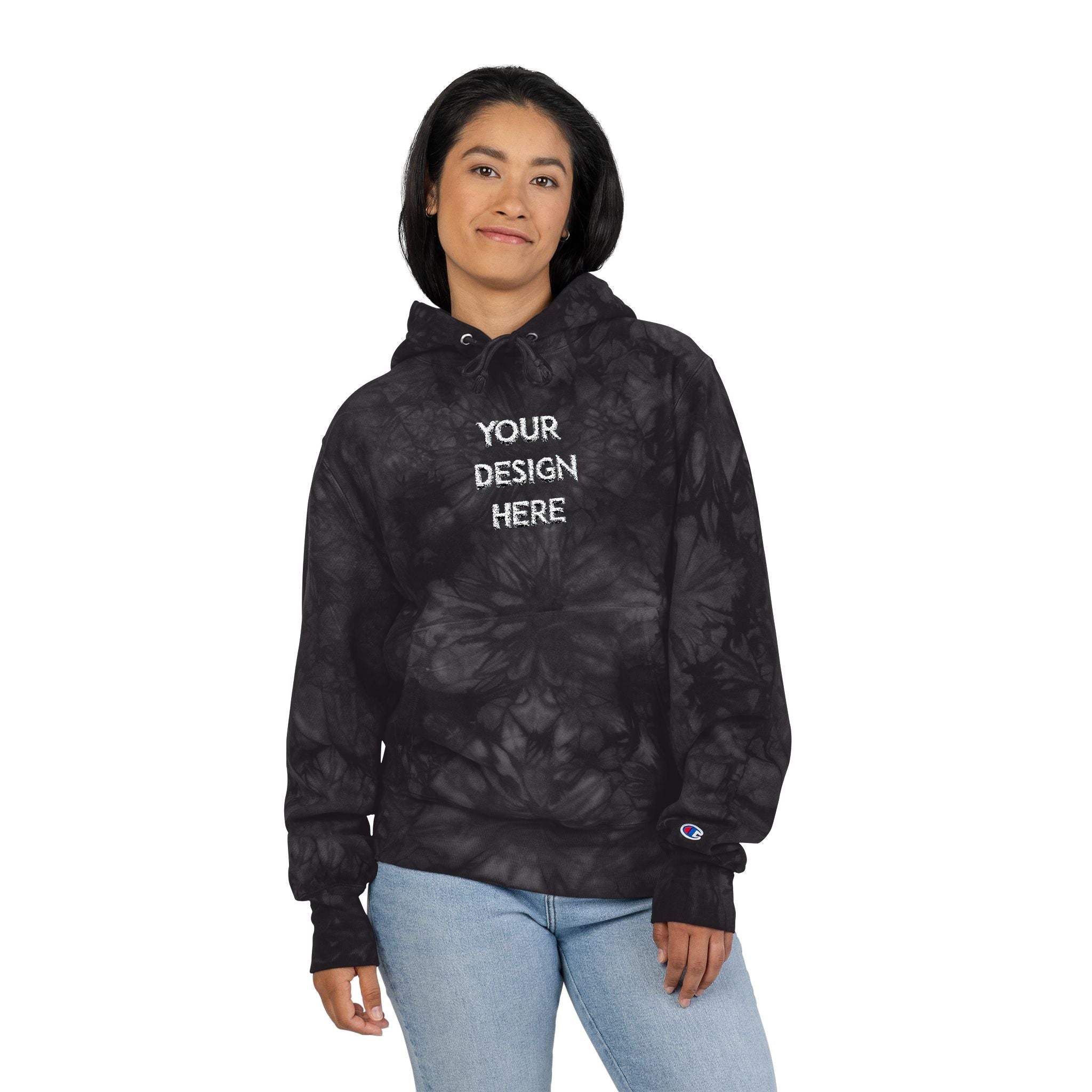 Custom Embroidered Tie-Dye Hoodie