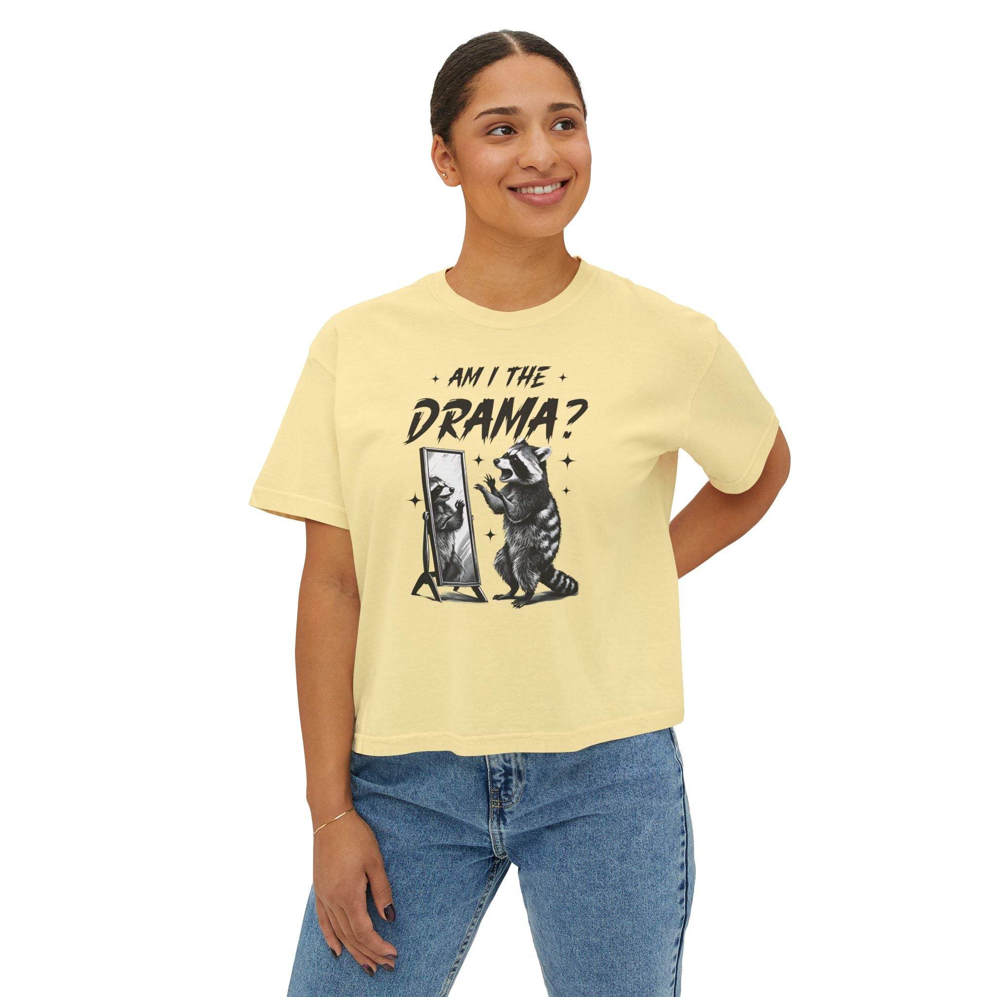 Boxy Tee - Am I The Drama Women's T-Shirt