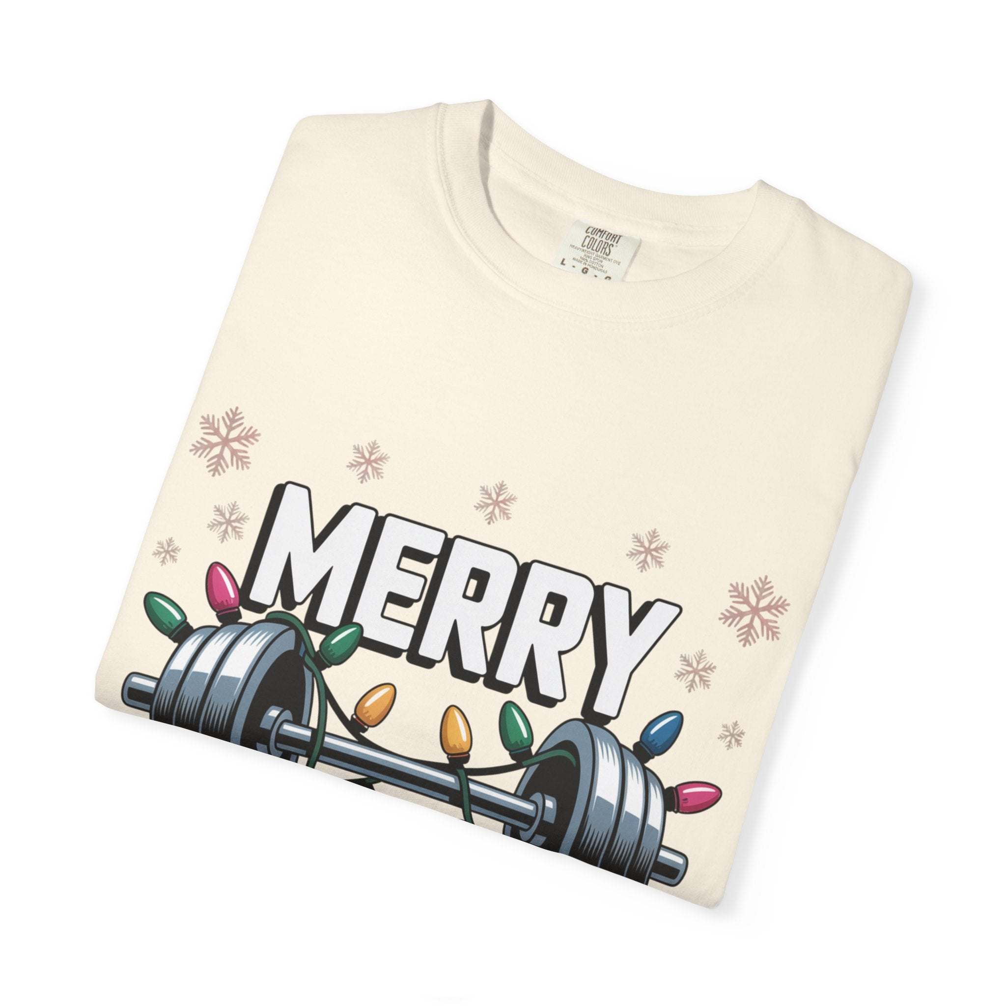 Christmas Workout T-shirt - Merry Liftmas Design