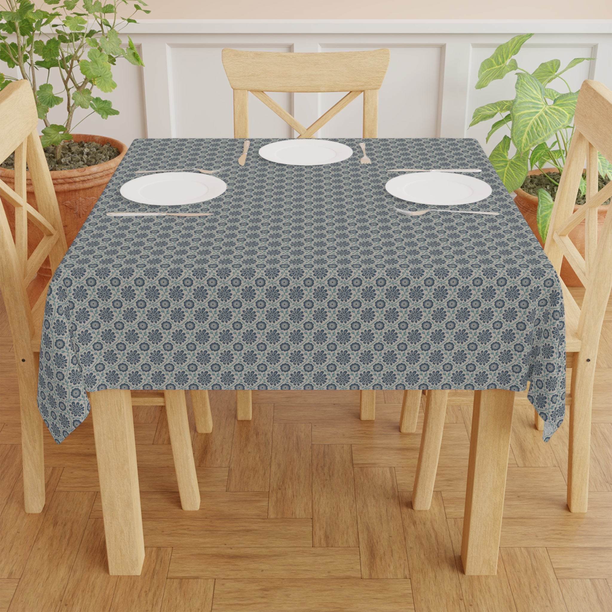 Tablecloth Indigo Floral