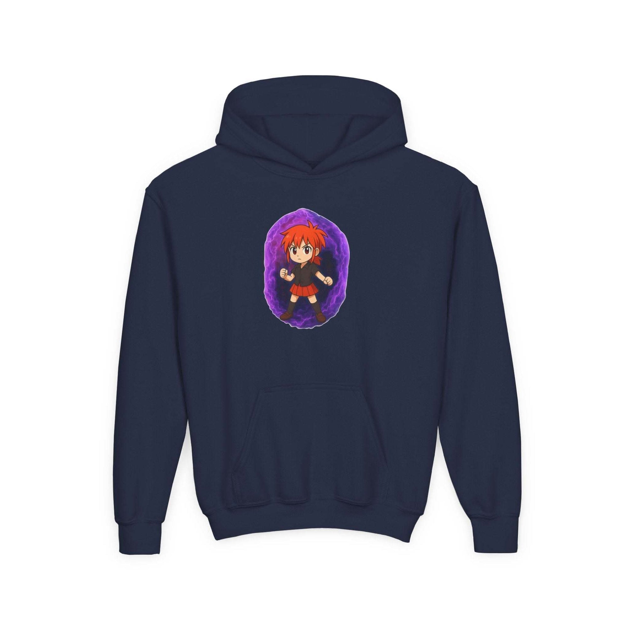 Anime Purple Power Girl hoodie