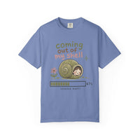 T-Shirt — "Coming Out of My Shell" Cute Snail Graphic Tee
