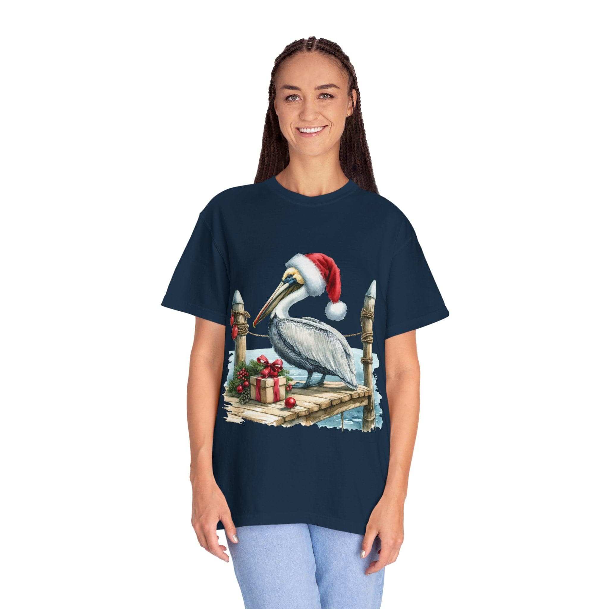 Christmas Pelican Santa T-Shirt