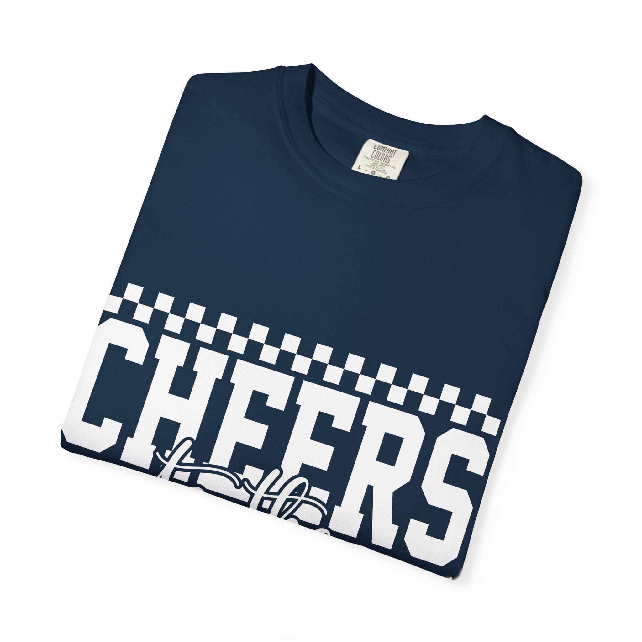Cheers for the New Year T-Shirt with vintage garment-dyed design and relaxed fit for comfortable New Year's celebrations