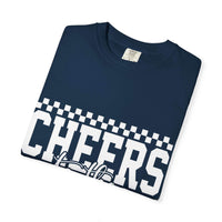 Cheers for the New Year T-Shirt with vintage garment-dyed design and relaxed fit for comfortable New Year's celebrations