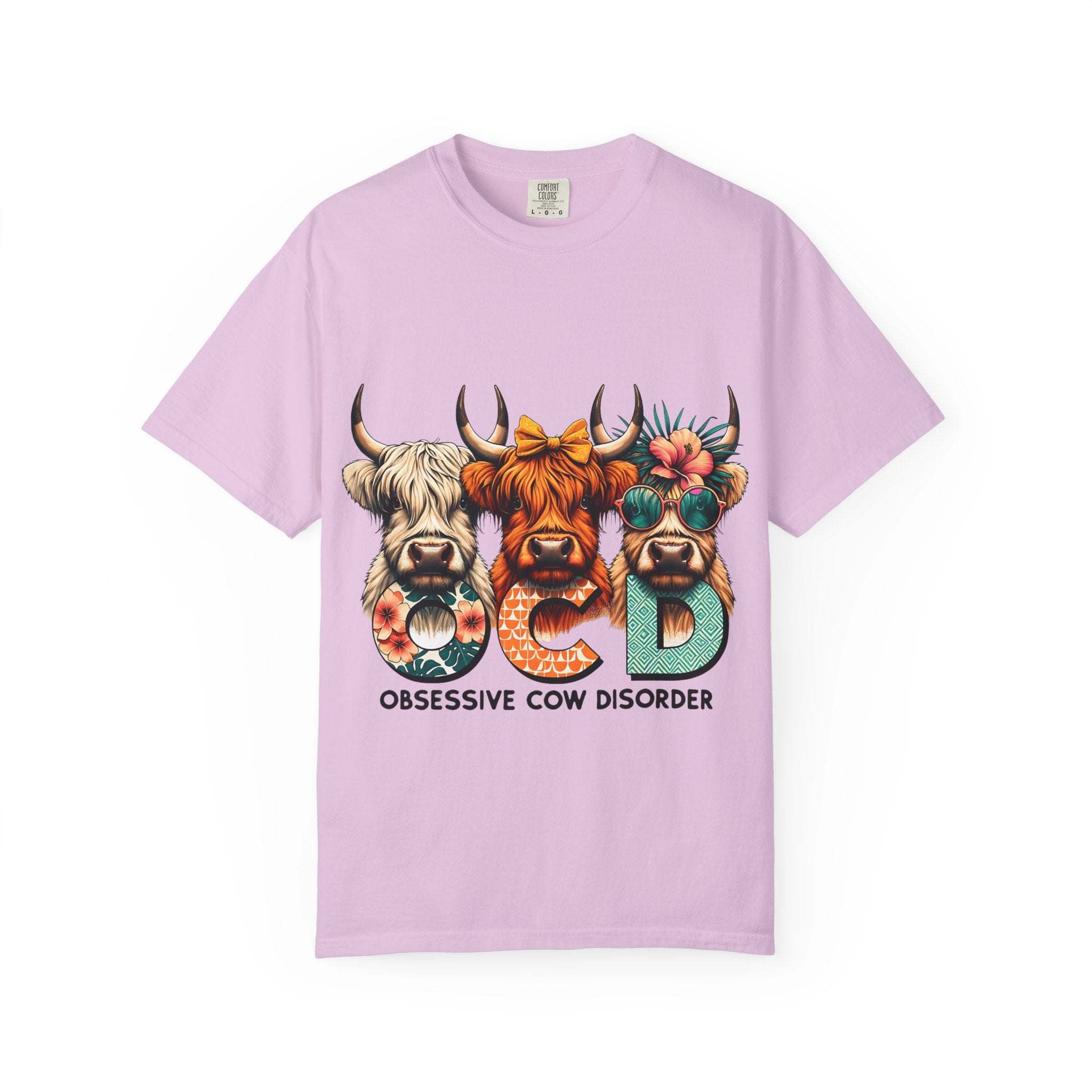 Funny OCD Obsessive Cow Disorder T-shirt