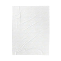 Ocean Wave Pattern Velveteen Plush Blanket | Navy Blue Cloudy Waves