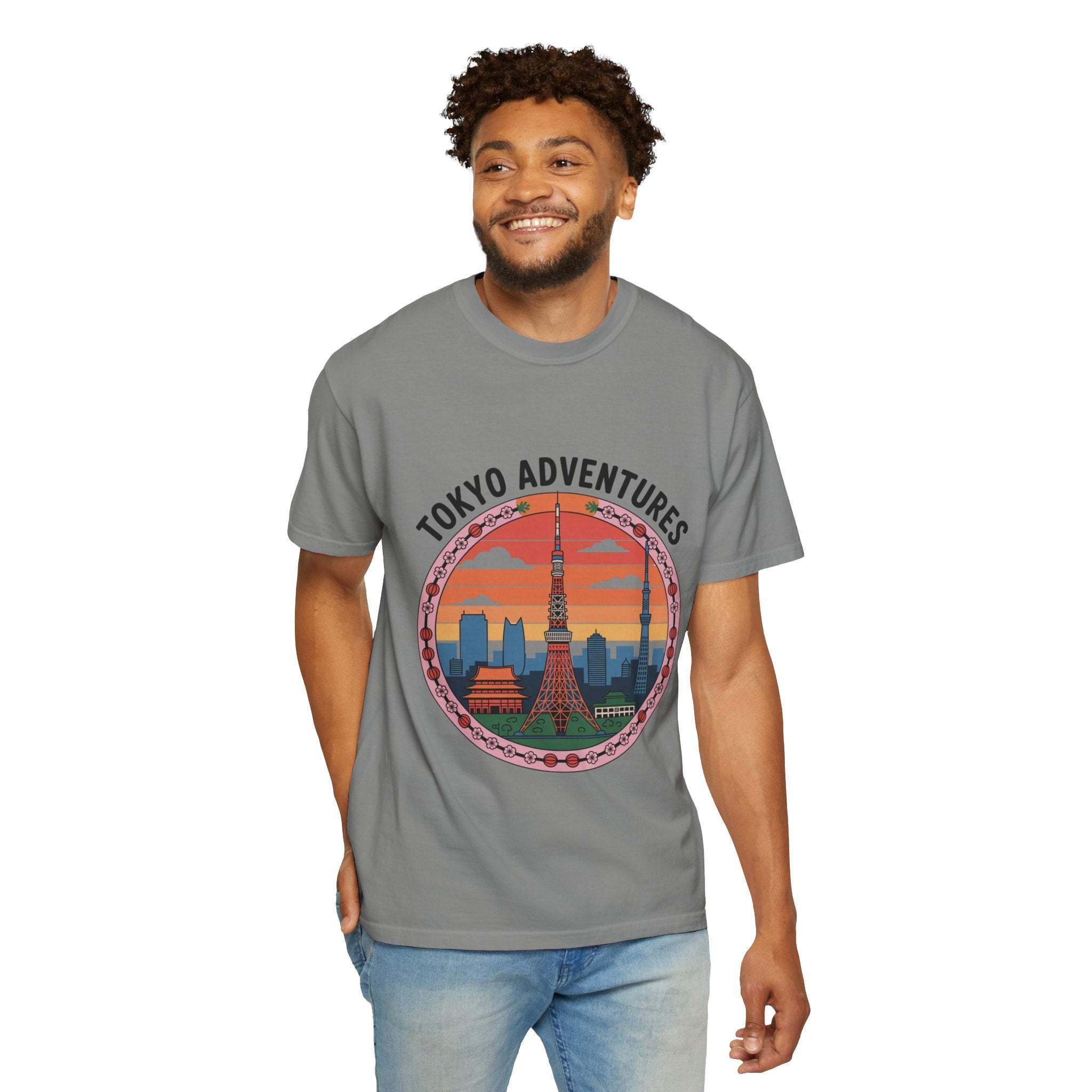 Garment-Dyed T-shirt - Tokyo Adventures Travel