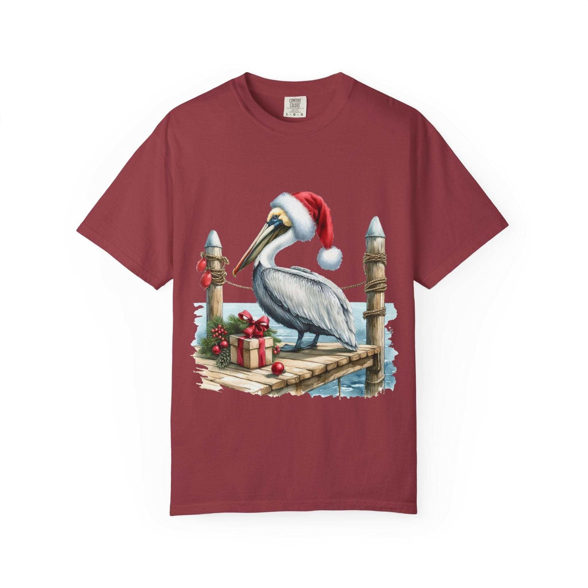 Christmas Pelican Santa T-Shirt