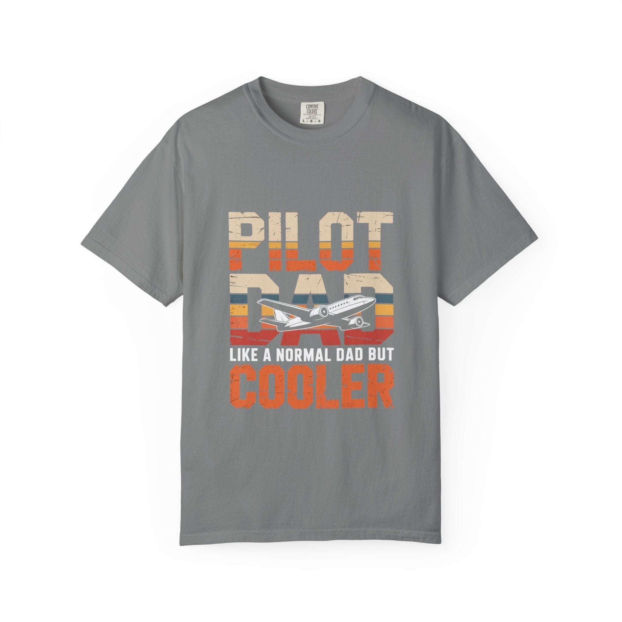 Pilot Dad Like a Normal Dad But Cooler T-shirt in soft vintage cotton with relaxed fit