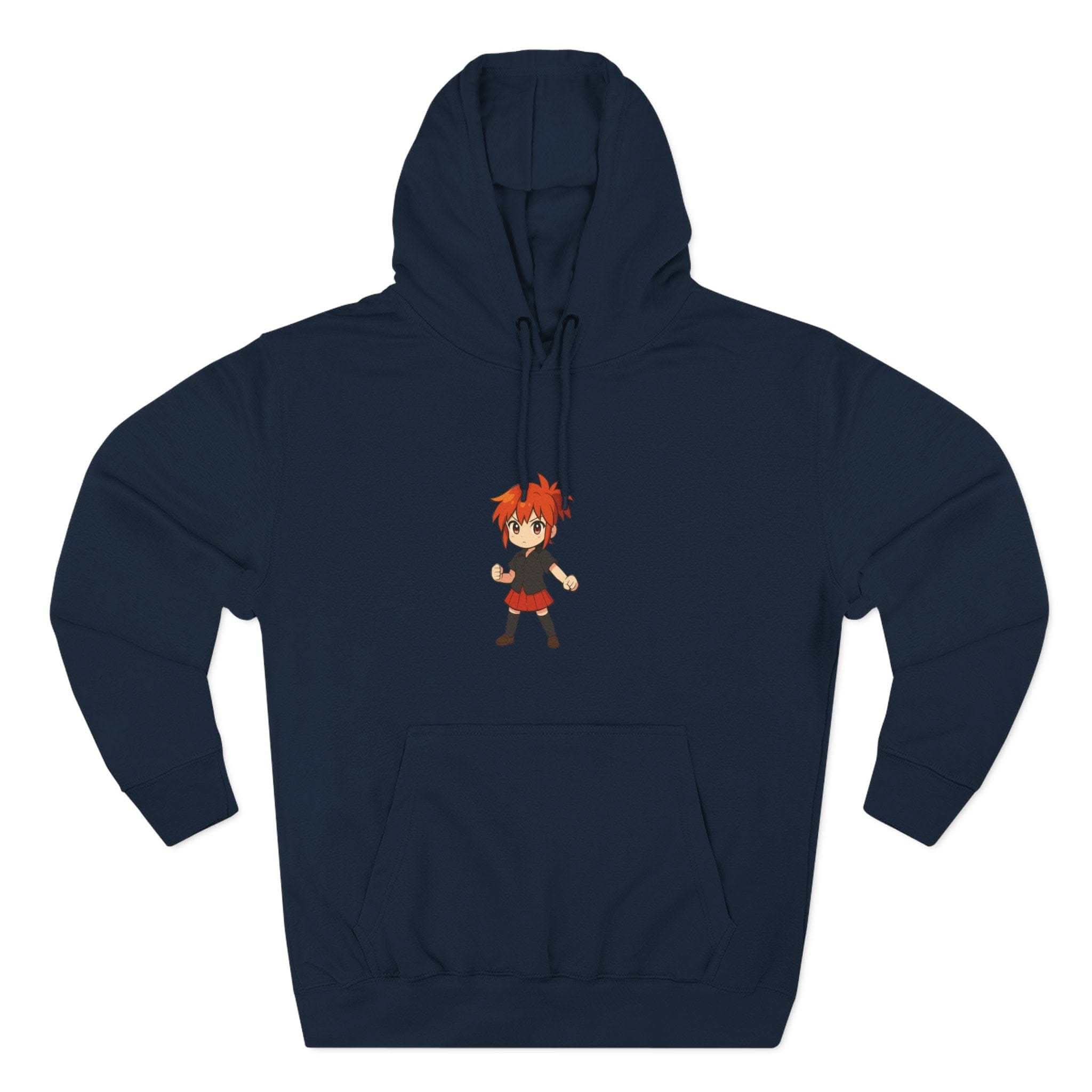 Fleece Hoodie Anime Power Girl