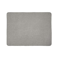 Gothmas Black Roses & Daggers fleece sherpa blanket with plush gray texture and gothic design elements
