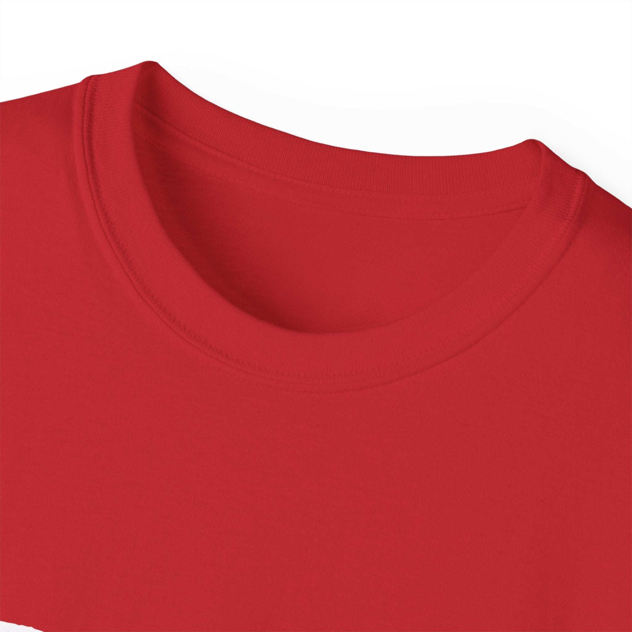 Red distressed Sparkle Queen T-Shirt for fashion-forward adults