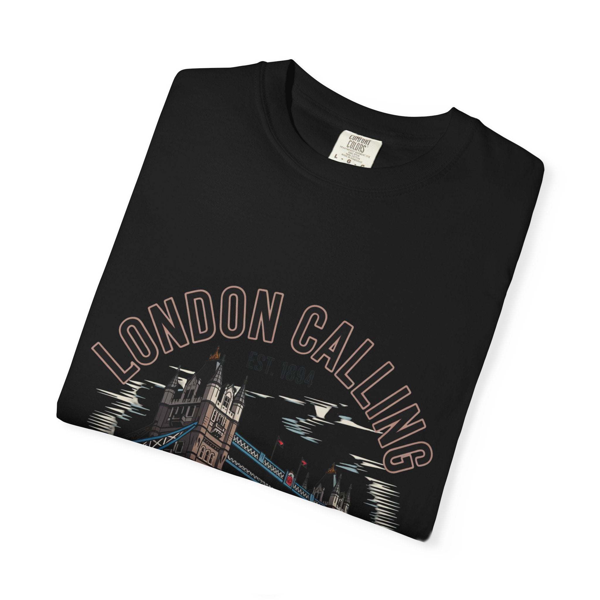 London Calling Travel T-Shirt - Unisex Garment-Dyed