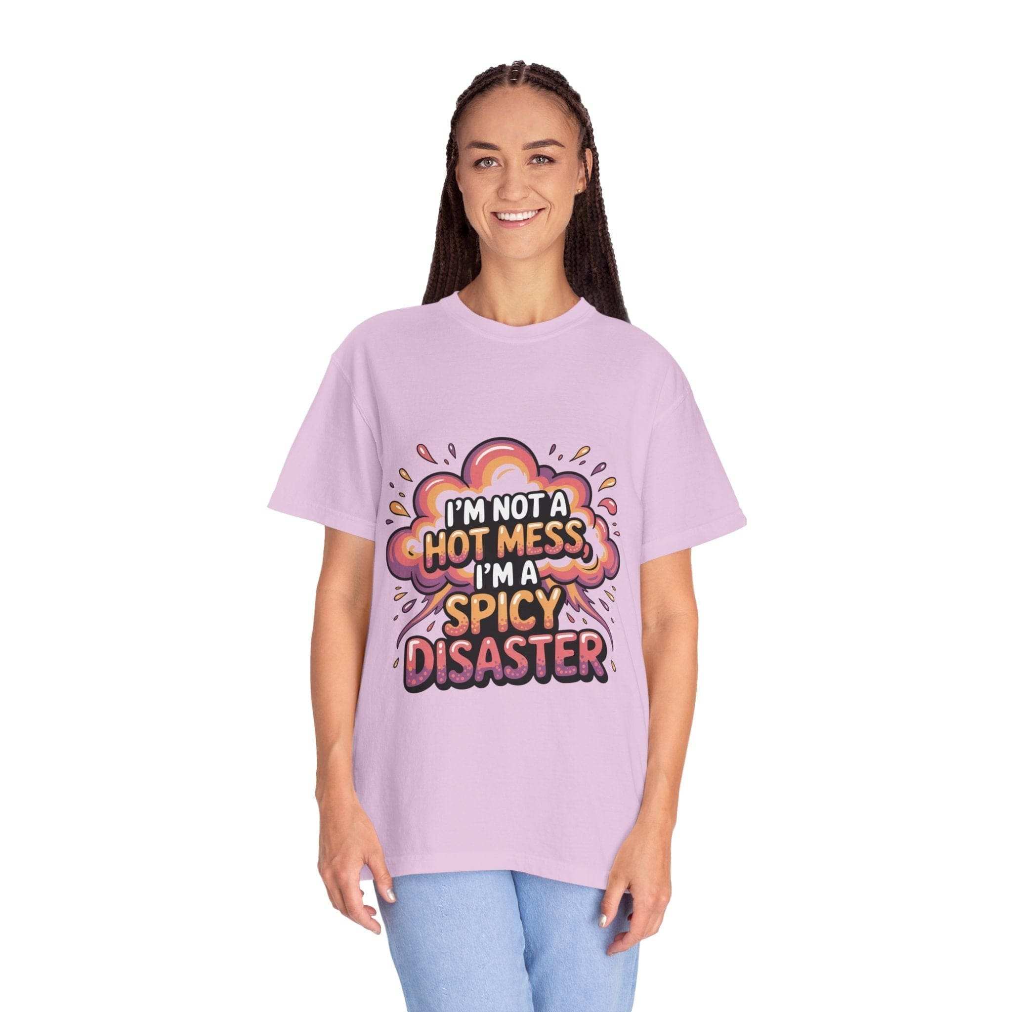 Graphic Tee - Spicy Disaster Unisex Garment-Dyed T-shirt
