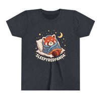 Sleepy Red Panda Youth Tee | cute sleeping red panda, moon pillow, kids shirt