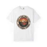 Just a Girl Who Loves National Parks relaxed fit cotton National Parks T-Shirt