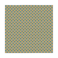 Mediterranean Lemon tablecloth with vibrant lemon pattern on soft, lightweight polyester fabric