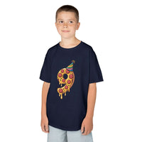 Party Slice Pizza Kids Tee | 9th Birthday Pizza Slice with Party Hat