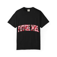 Future Mrs Cherry T-Shirt in muted colors, soft cotton, relaxed fit for brides-to-be