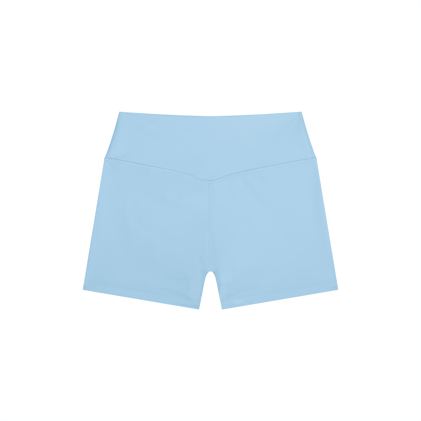 Women’s high rise yoga shorts in nylon spandex with bodycon fit and breathable fabric for workouts and casual wear