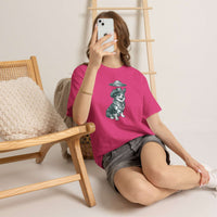 Alien Corgi Illustration Tee | UFO Dog Graphic T-Shirt