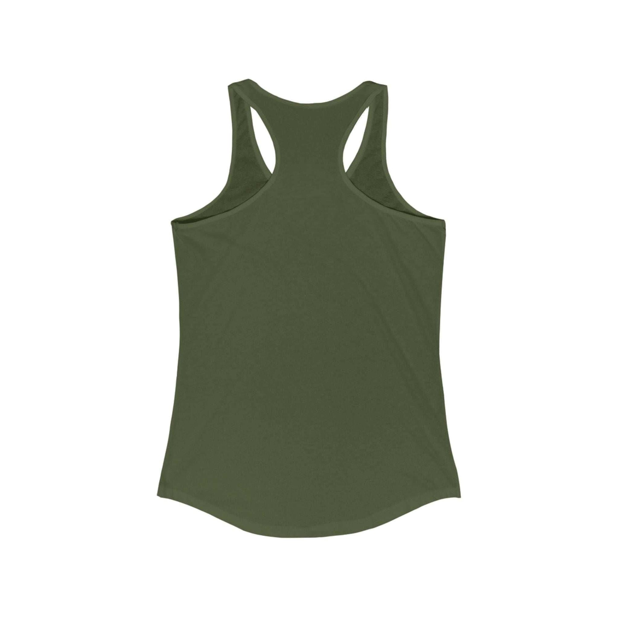 Womens Tank Top - Cute Weightlifting Teddy Bear Design for Active Women.