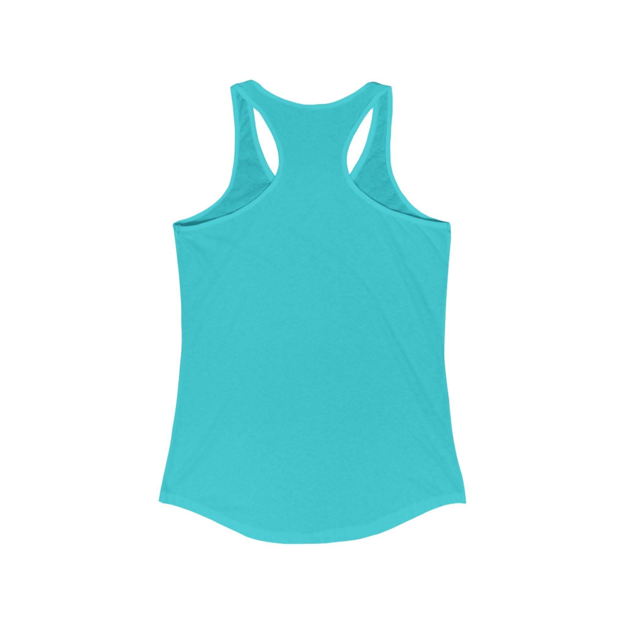 Womens Tank Top - Cute Weightlifting Teddy Bear Design for Active Women.