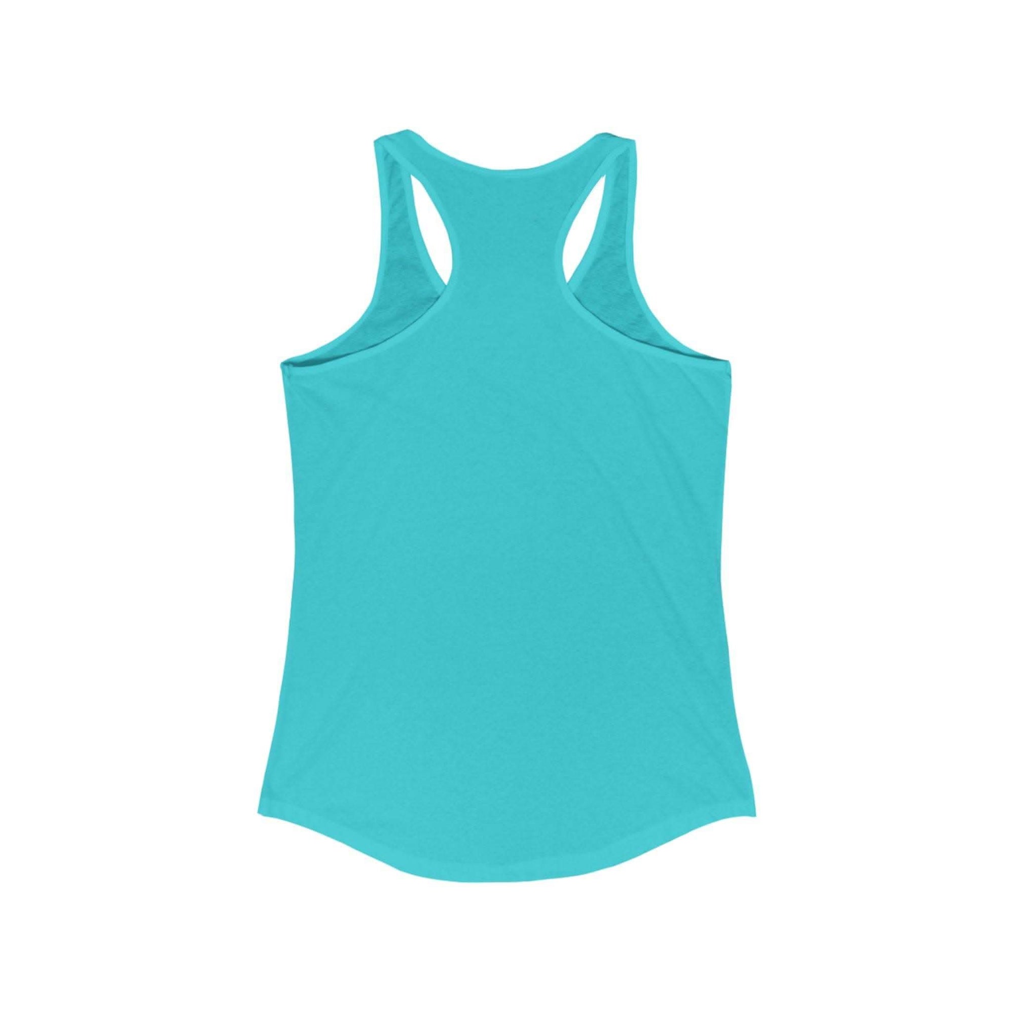 Womens Tank Top - Cute Weightlifting Teddy Bear Design for Active Women.