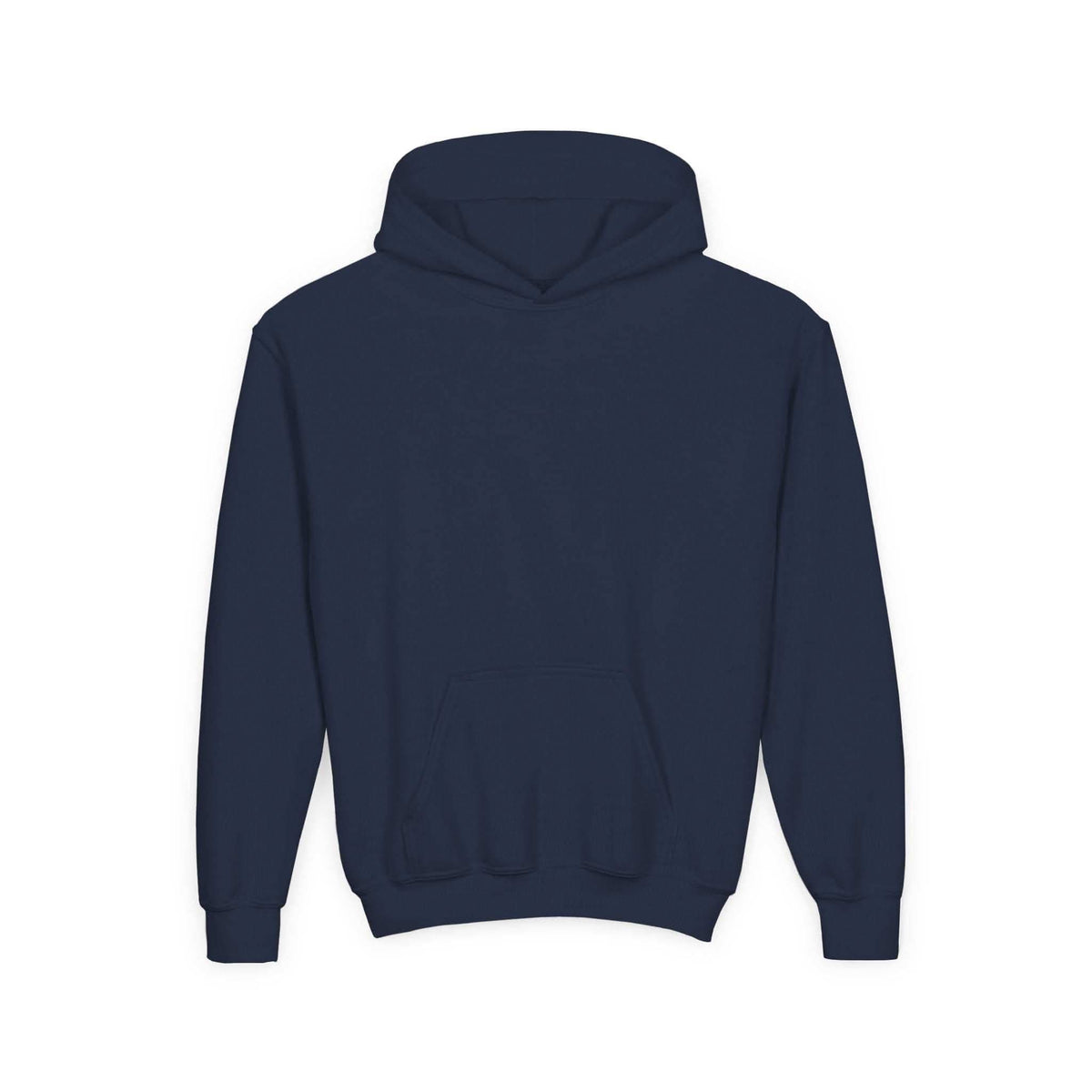 Navy Santa hoodie for kids from Printify, perfect for Christmas festivities.
