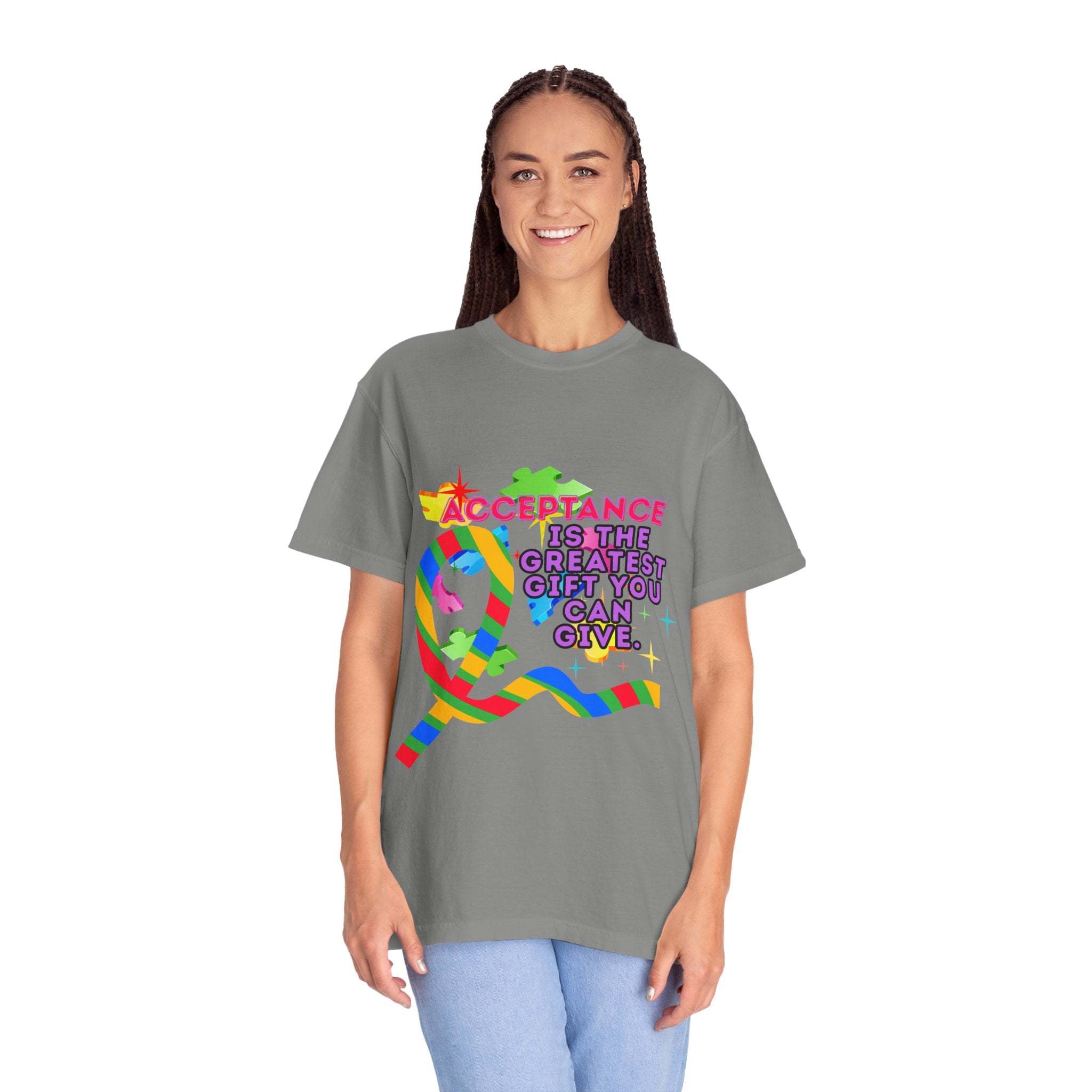 Garment-Dyed T-shirt - Autism Acceptance