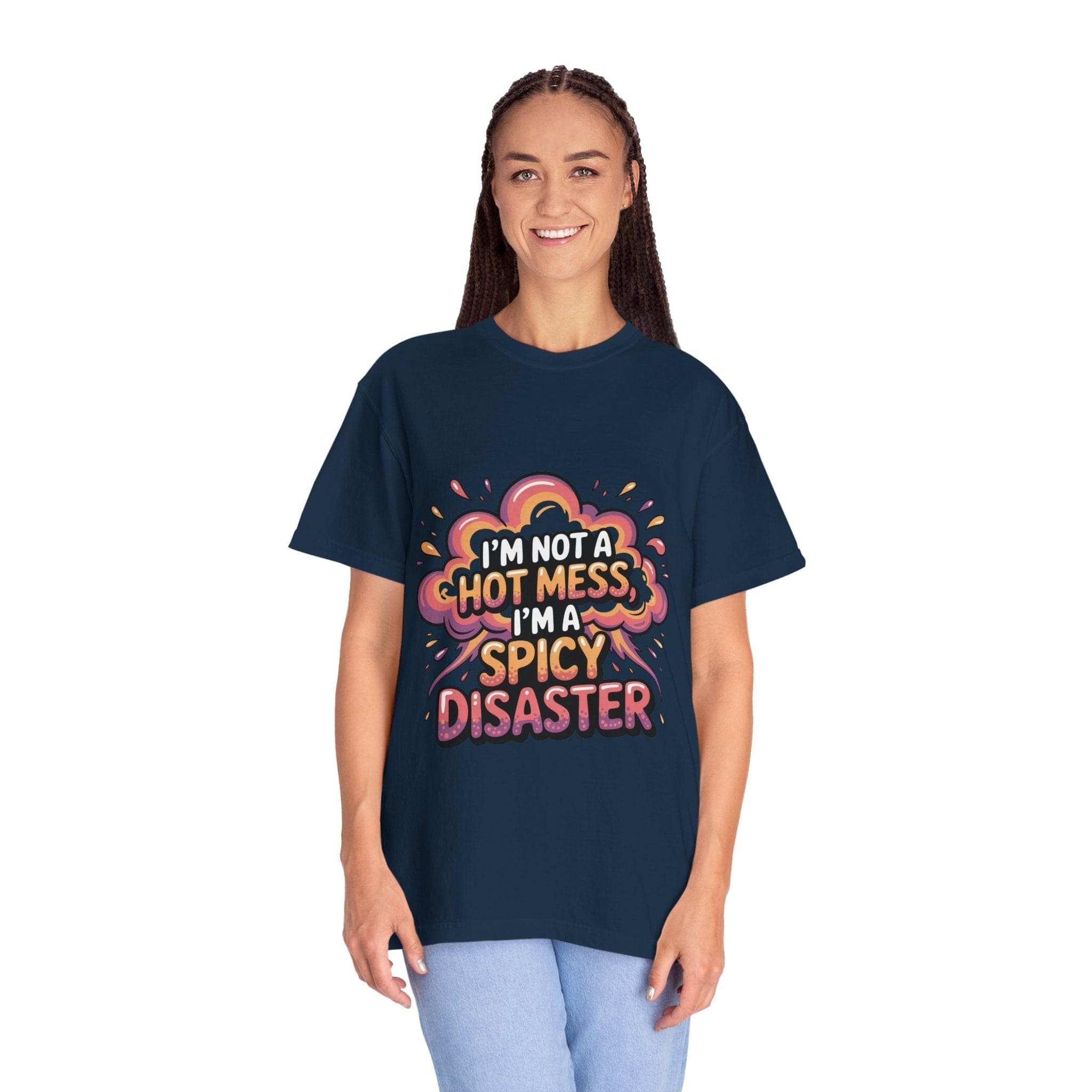 Graphic Tee - Spicy Disaster Unisex Garment-Dyed T-shirt