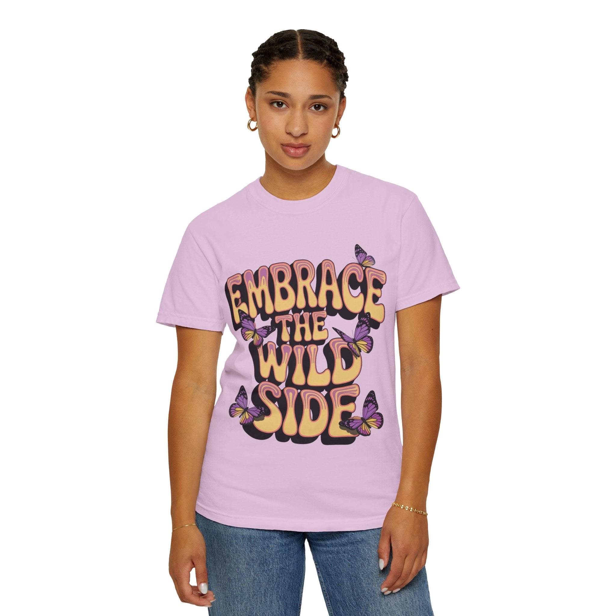 Garment-Dyed T-shirt - Embrace the Wild Side Print