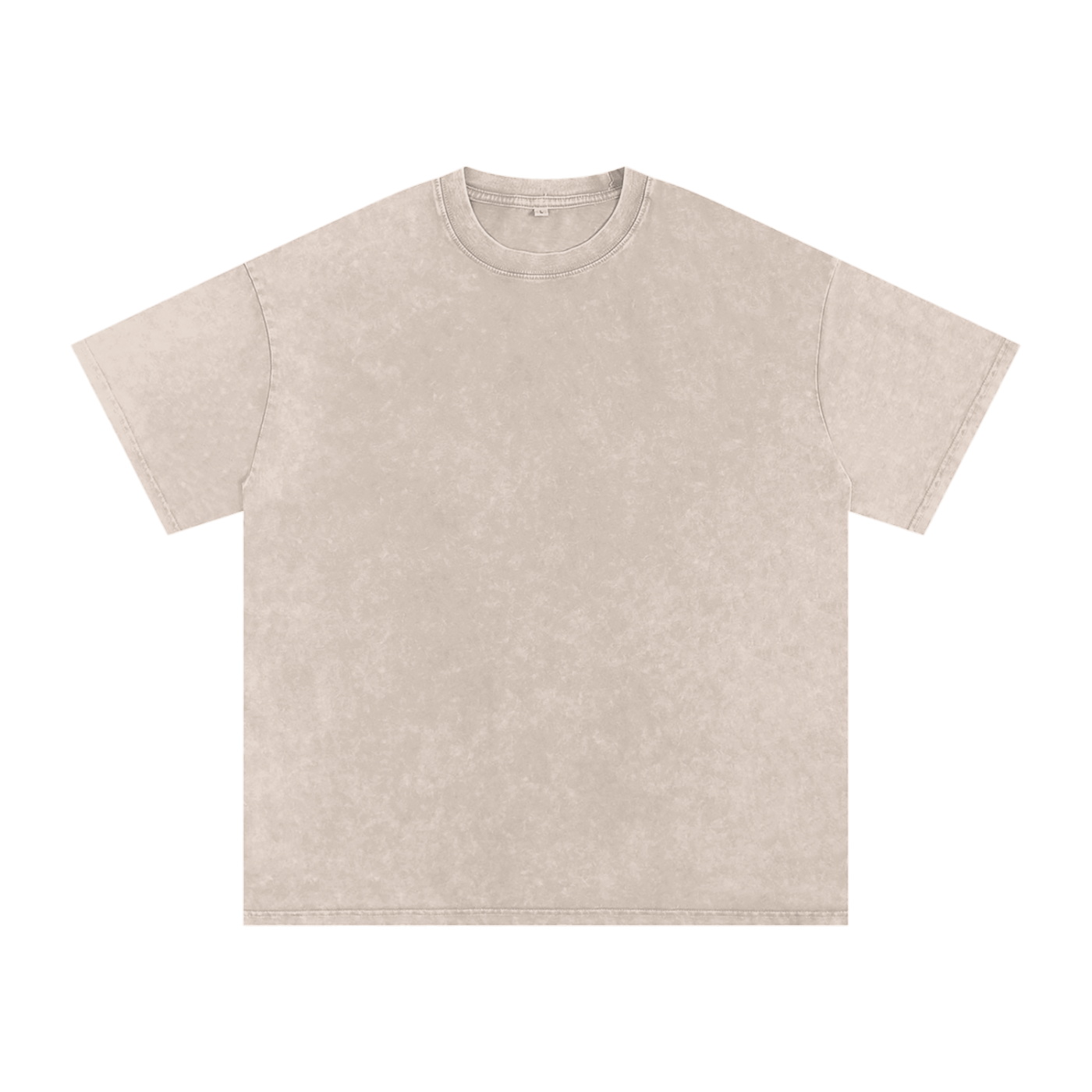 Snow washed oversized cotton t-shirt in black by ODMPOD, featuring a relaxed fit and casual style.