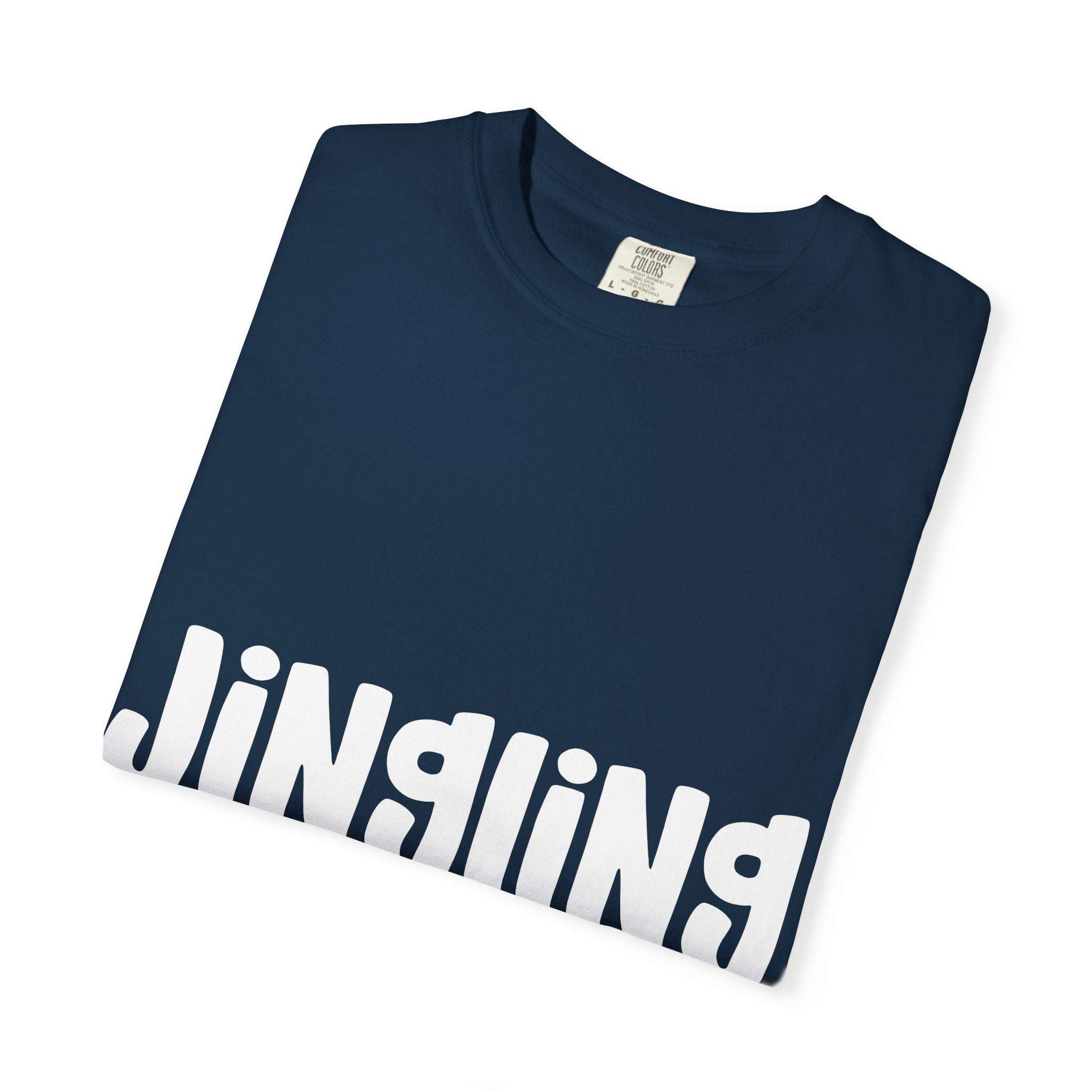 Red unisex cotton t-shirt with humorous 'Some of the Way I’m Tired' text by Printify