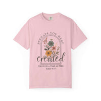 Created For Such A Time As This garment-dyed faith t-shirt with soft washed color and comfortable fit