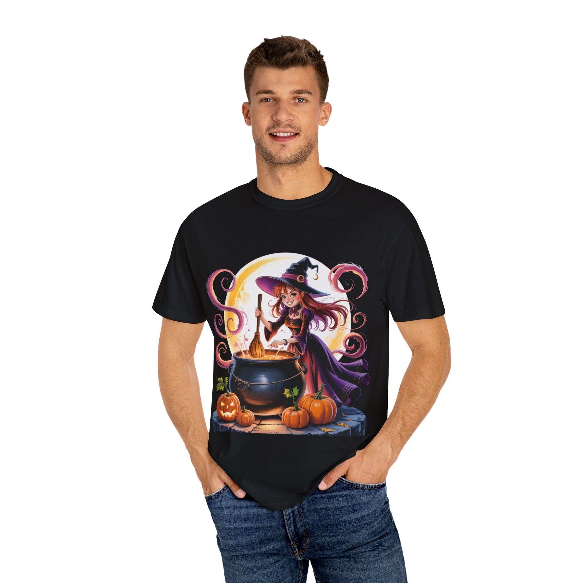 Anime Halloween Witch T-shirt